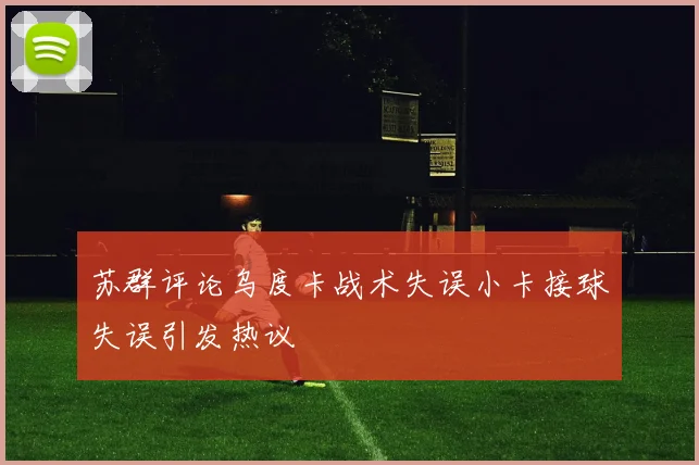 苏群评论乌度卡战术失误小卡接球失误引发热议